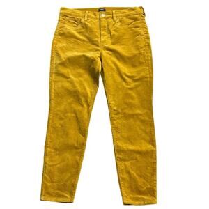 J. Crew Dark Khaki Straight Leg Corduroy Pants Size 30